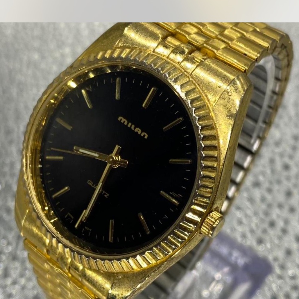 Men’s ^^^ Milano Gold /  Black Men's Watch ***